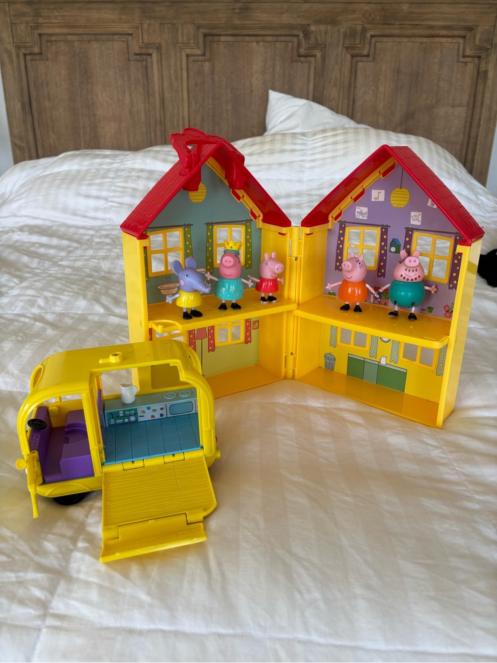 Peppa Pig Carry House Toy with Van & Figures